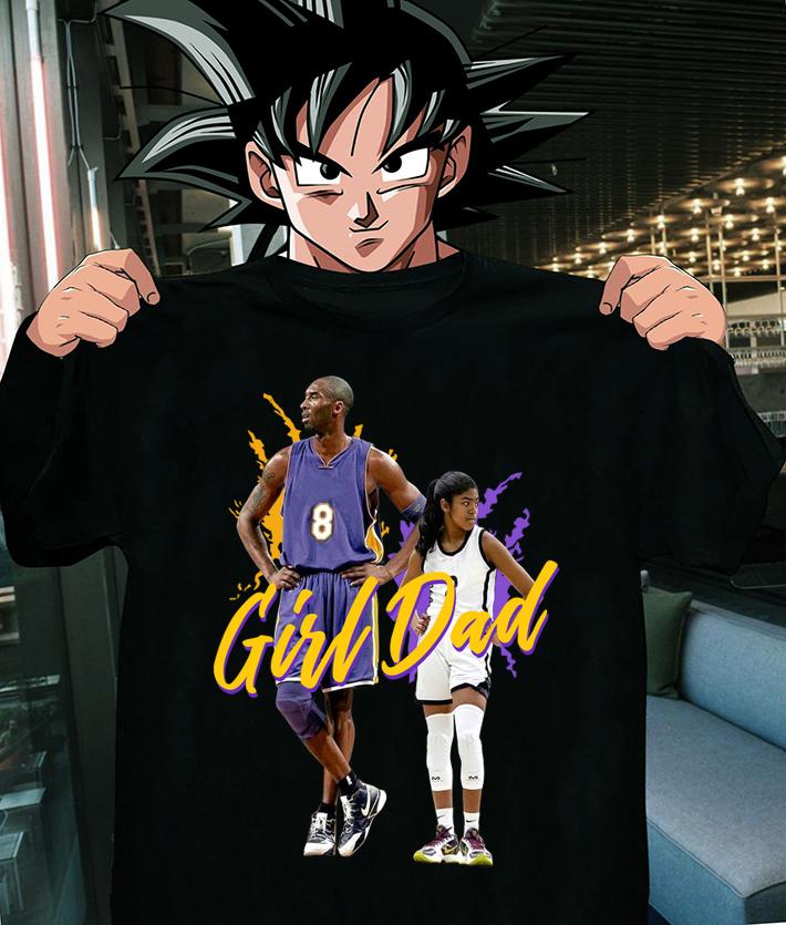 Girl Dad Kobe Gigi Bryant Basketball Legend Dad And Daughter Fathers Day-Recovered t-shirt shirt