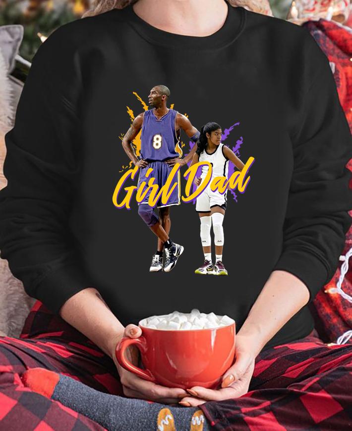 Girl Dad Kobe Gigi Bryant Basketball Legend Dad And Daughter Fathers Day-Recovered t-shirt sweatshirt