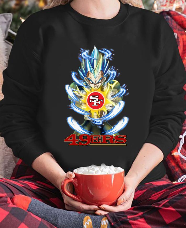 Vegeta Mashup San Francisco 49ers Final Flash t-shirt sweatshirt