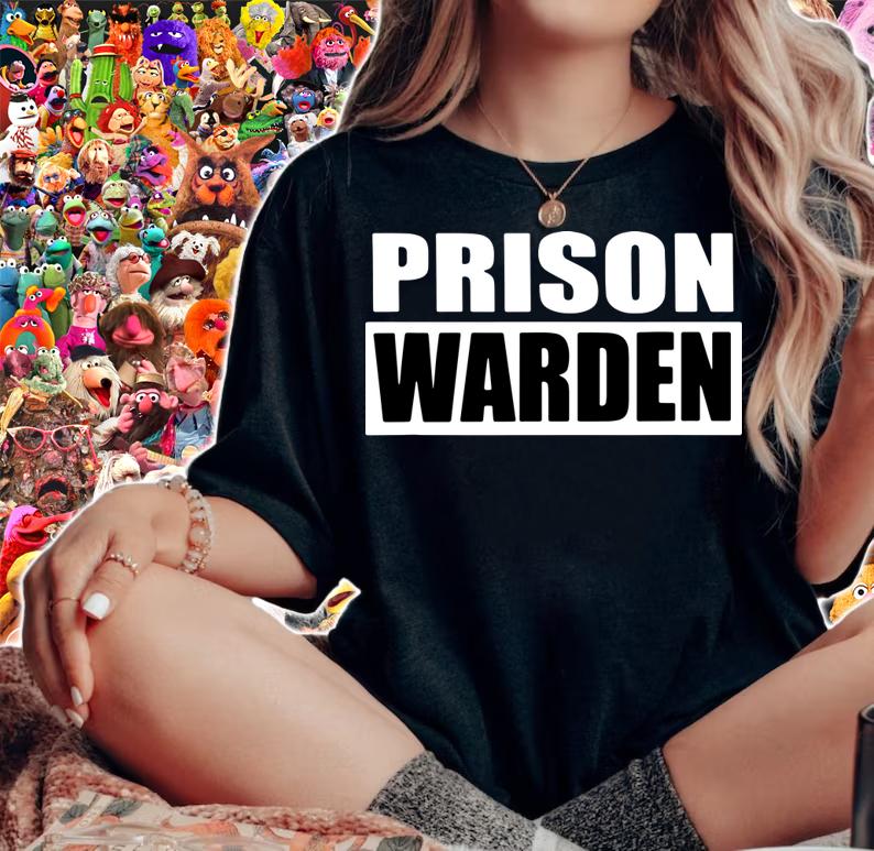 Prison Warden for Halloween Prison Costume t-shirt woman shirt