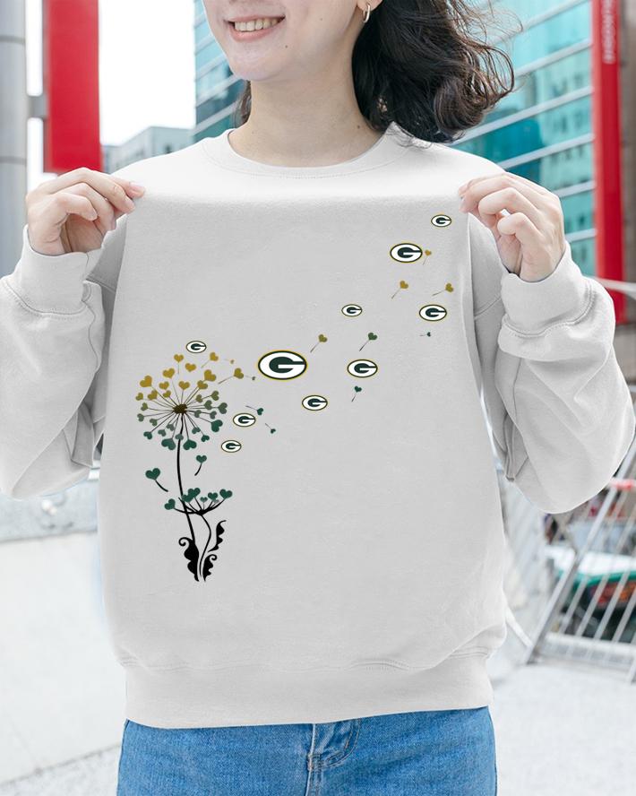 Dandelion Flower Green Bay Packer t-shirt sweatshirt