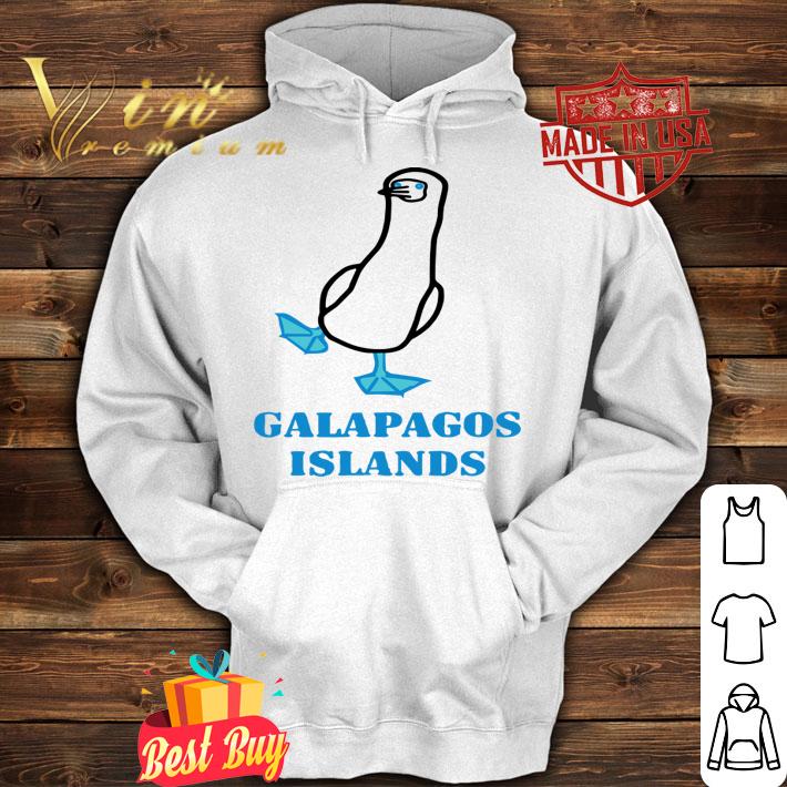 Galapagos Islands Blue Footed Booby t-shirt hoodie