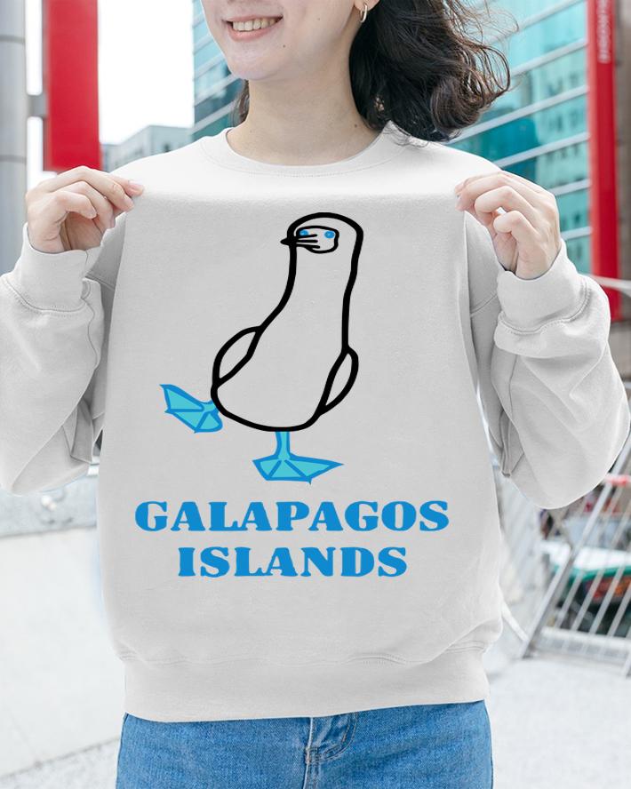 Galapagos Islands Blue Footed Booby t-shirt sweatshirt