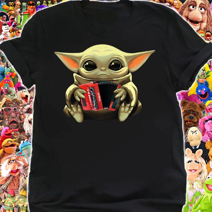 Baby Yoda Hug Accordion t-shirt shirt