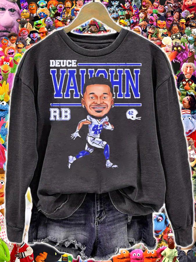 Deuce Vaughn Dallas Cartoon Football t-shirt sweatshirt