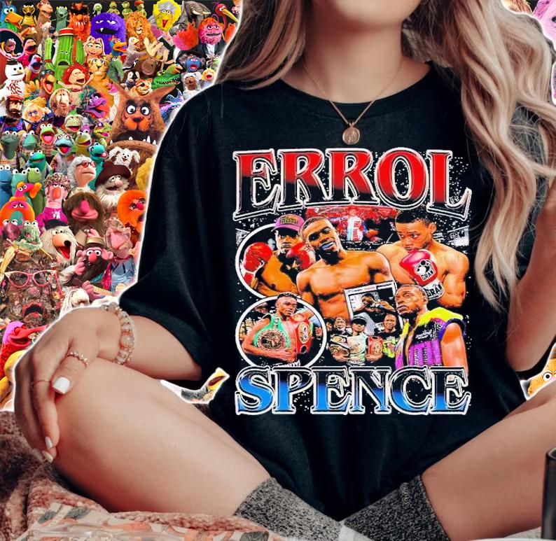 Errol Spence boxing graphic t-shirt woman shirt