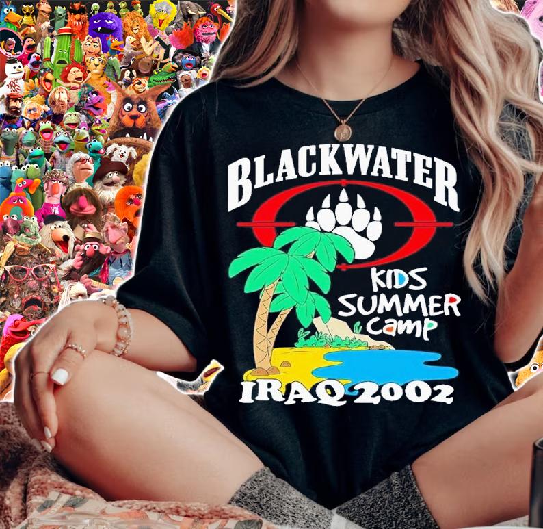 Blackwater Kids Summer Camp Iraq 2002 shirt t-shirt woman shirt