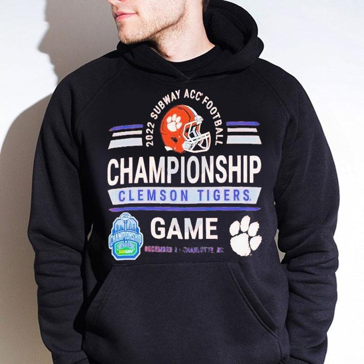 2022 Subway ACC Football Championship Clemson Tigers Game shirt t-shirt hoodie