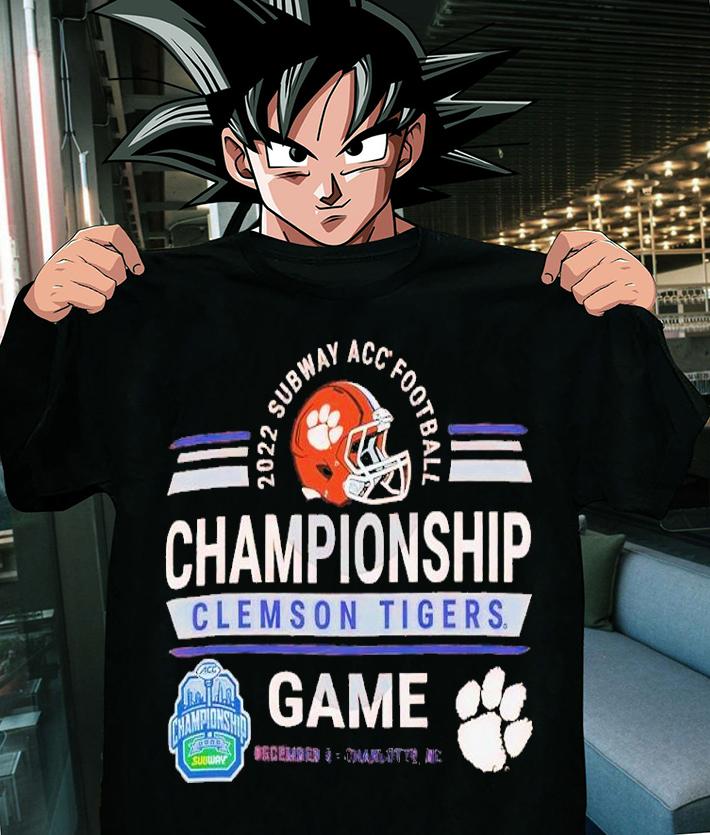 2022 Subway ACC Football Championship Clemson Tigers Game shirt t-shirt shirt