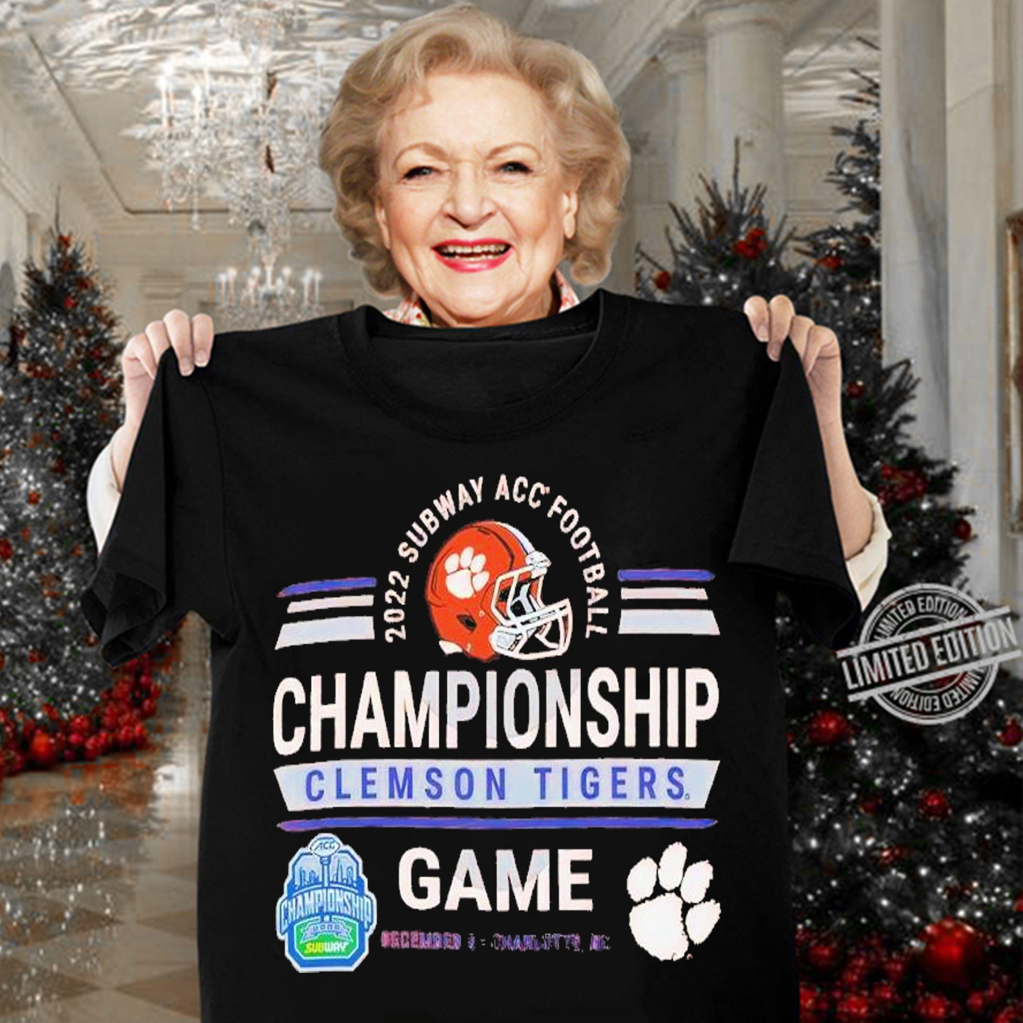 2022 Subway ACC Football Championship Clemson Tigers Game shirt t-shirt woman shirt