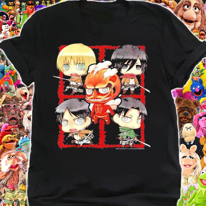Attack On Titan Chibi Characters Shirt t-shirt shirt