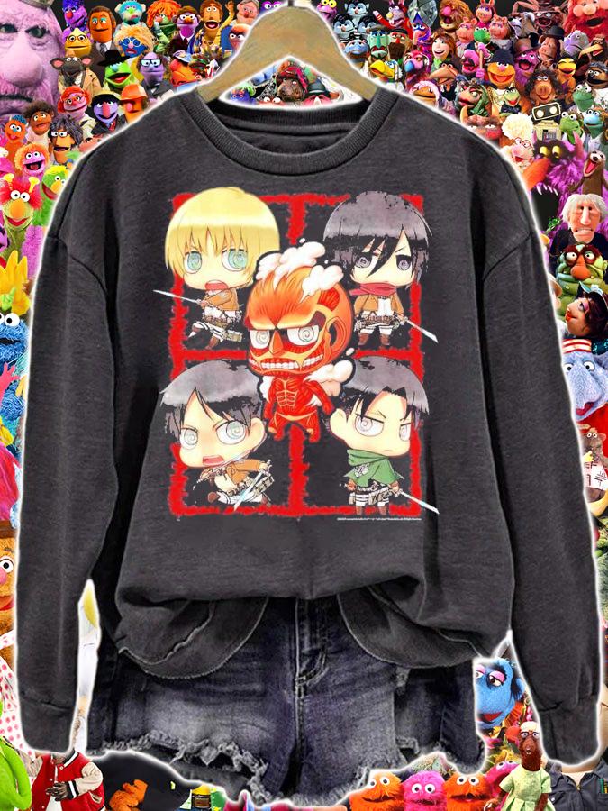 Attack On Titan Chibi Characters Shirt t-shirt sweatshirt