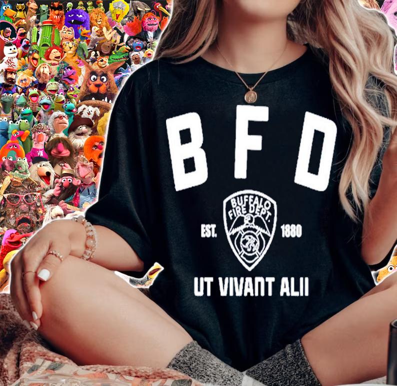 Buffalo Sabres BFD Buffalo Fire Dept Ut Vivant Alii Est 1880 New Shirt t-shirt woman shirt