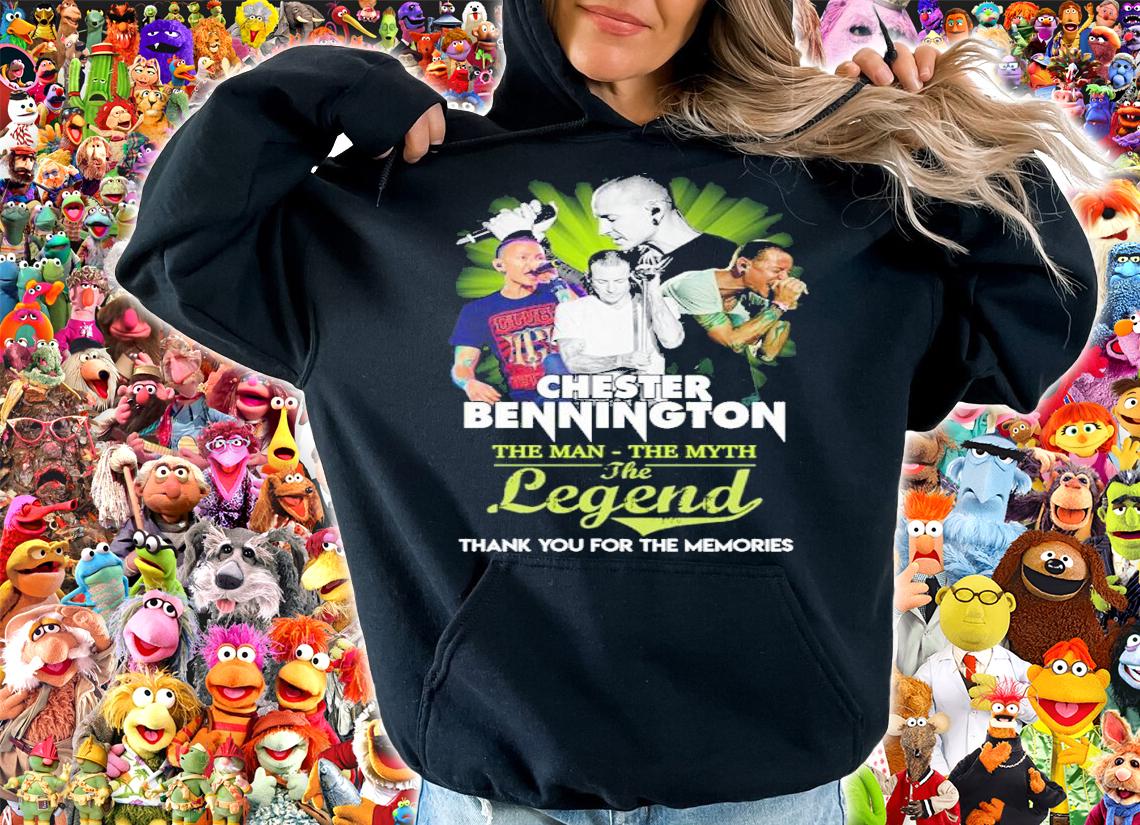 Chester Bennington The Man The Myth The Legend Thank You For The Memories Shirt t-shirt hoodie