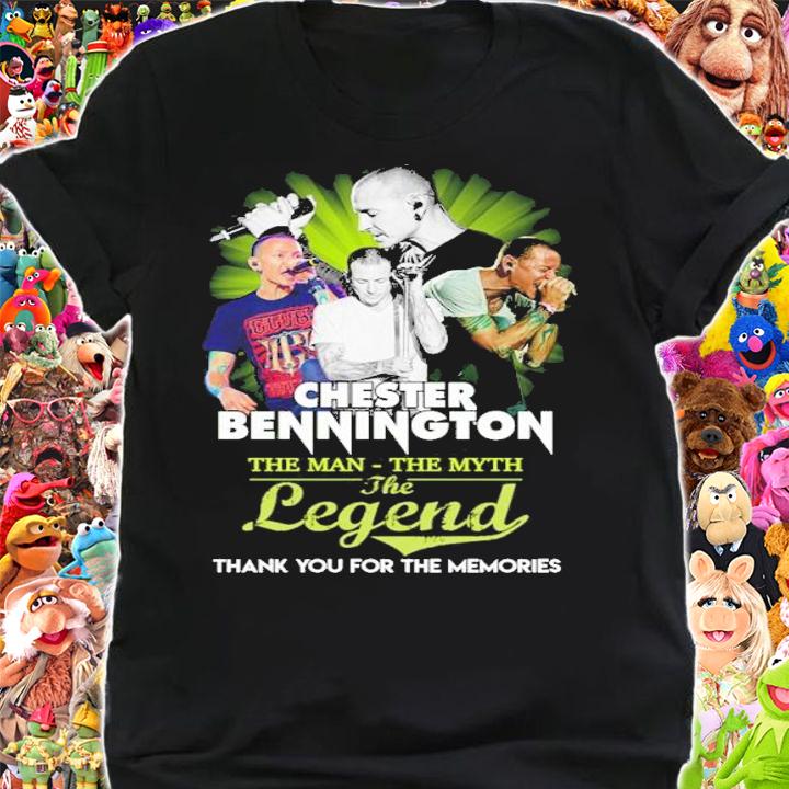 Chester Bennington The Man The Myth The Legend Thank You For The Memories Shirt t-shirt shirt