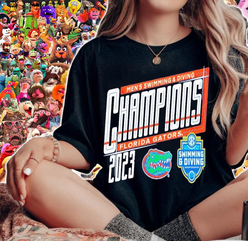 Florida Gators 2023 SEC Men's Swimming and Diving Champions shirt t-shirt woman shirt