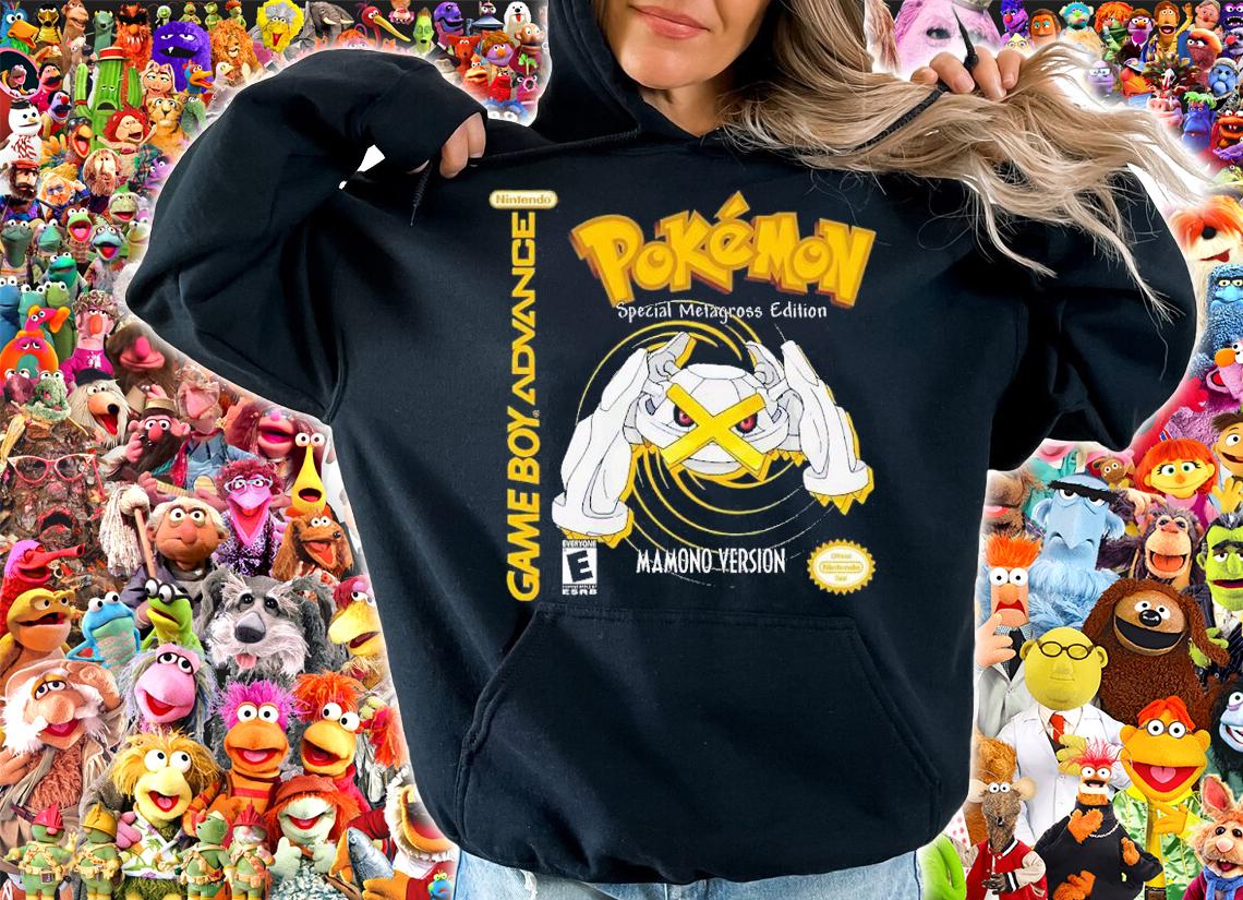 Gameboy Pokemon METAGROSS shirt t-shirt hoodie