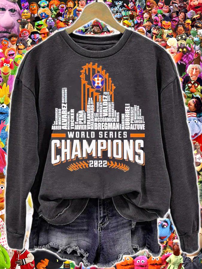 Houston city World Series Champions 2022 shirt t-shirt sweatshirt
