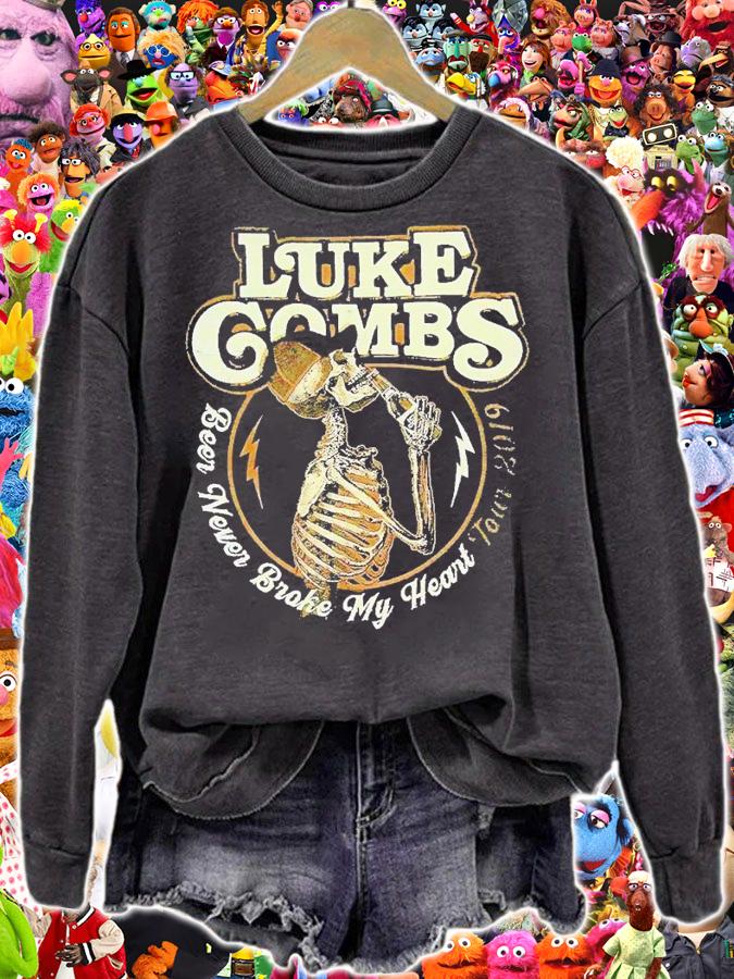 Luke Combs beer never broke my heart tour 2019 shirt t-shirt sweatshirt
