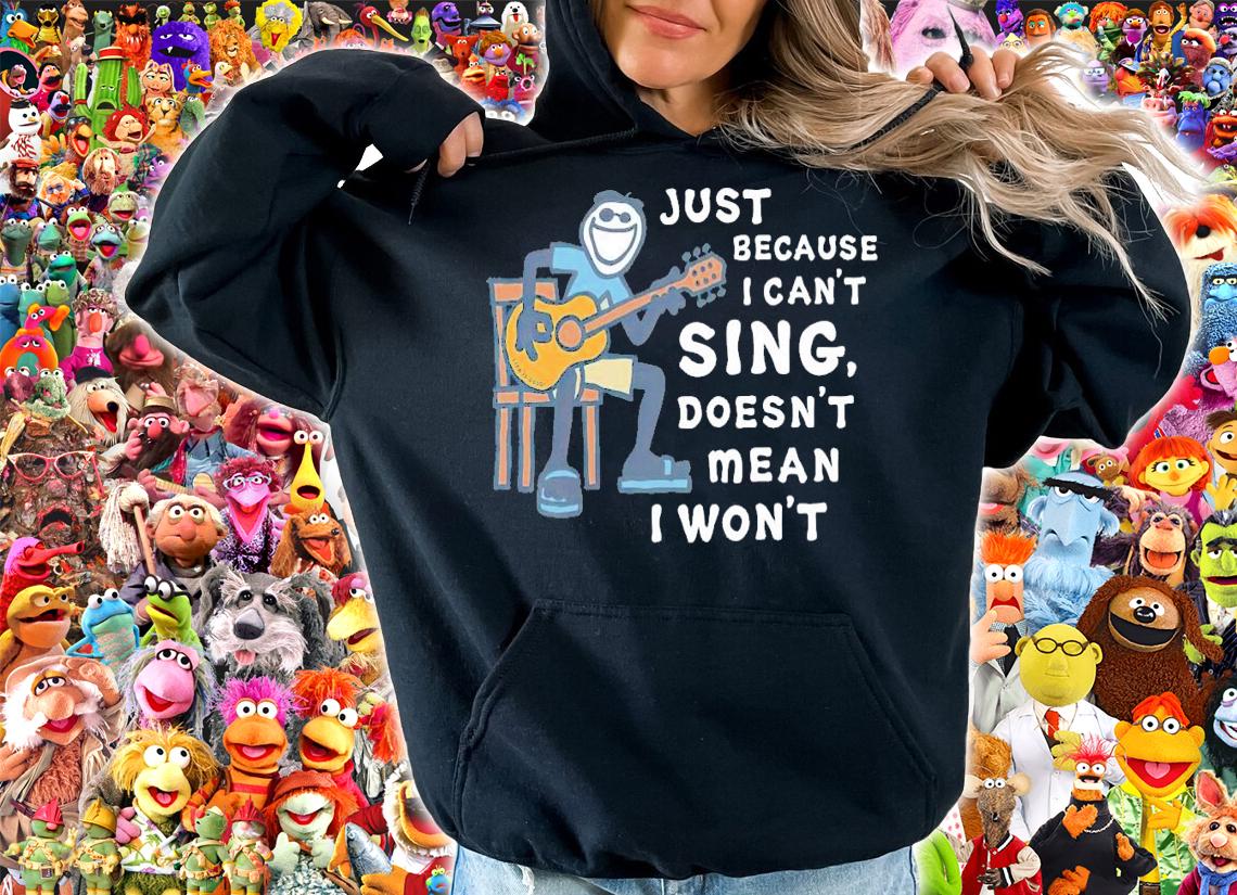 Men's Guitar just because i can't sing doesn't mean i won't shirt t-shirt hoodie