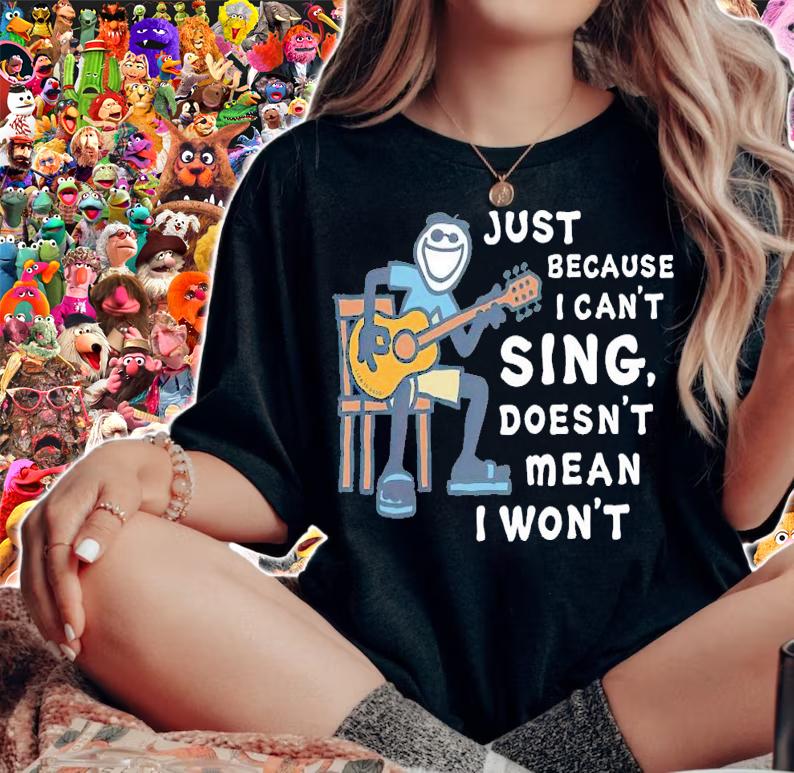 Men's Guitar just because i can't sing doesn't mean i won't shirt t-shirt woman shirt