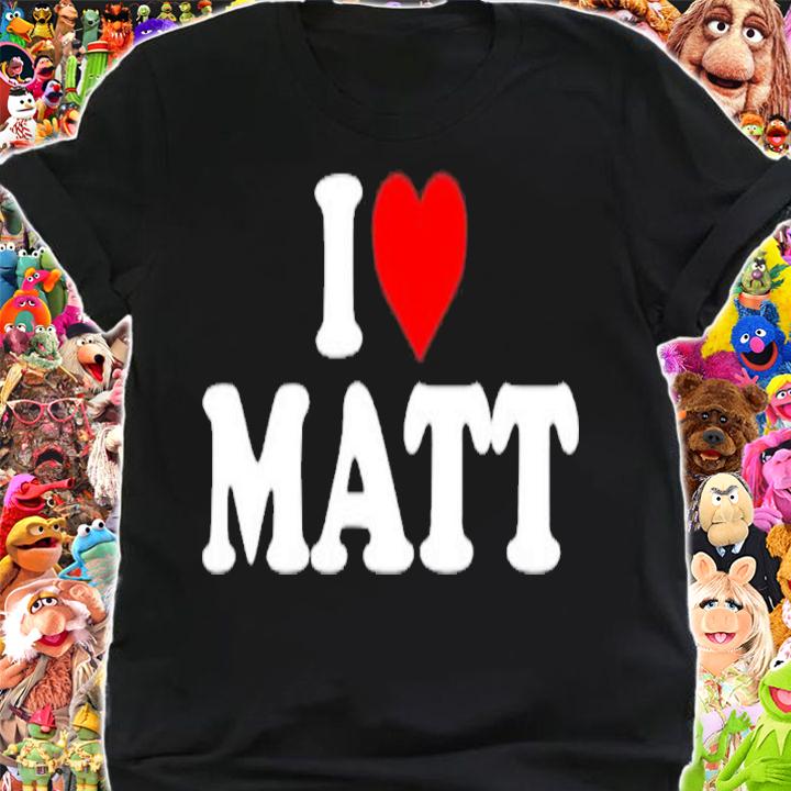 Nicolas Sturniolo I Love Matt Shirt t-shirt shirt