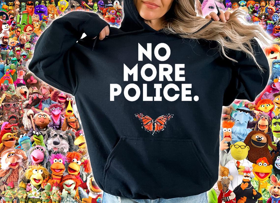 No More Police Butterfly Shirt t-shirt hoodie