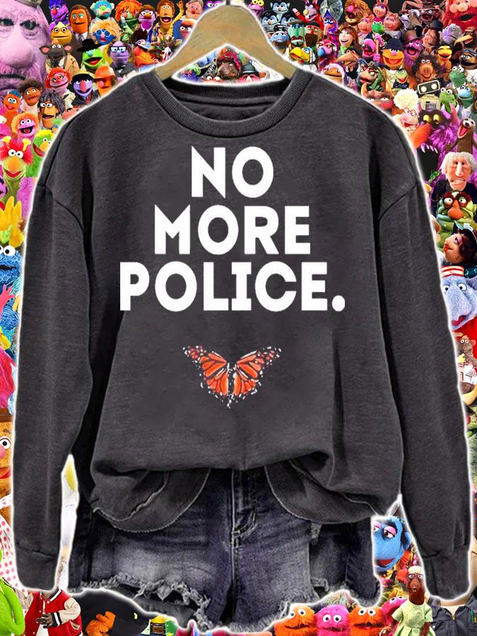 No More Police Butterfly Shirt t-shirt sweatshirt
