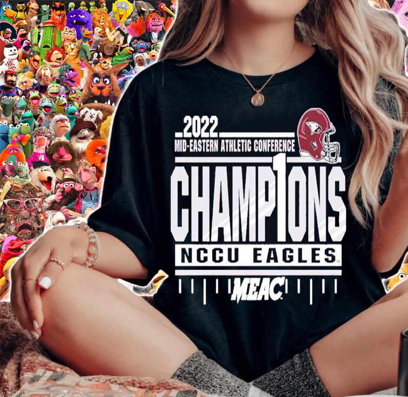 North Carolina Central University Football 2022 MEAC Champions shirt t-shirt woman shirt