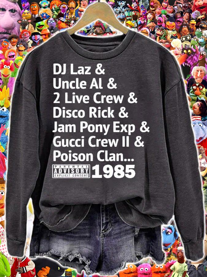 Dj Laz and Uncle Al and 2 Live Crew and Disco Rick shirt t-shirt