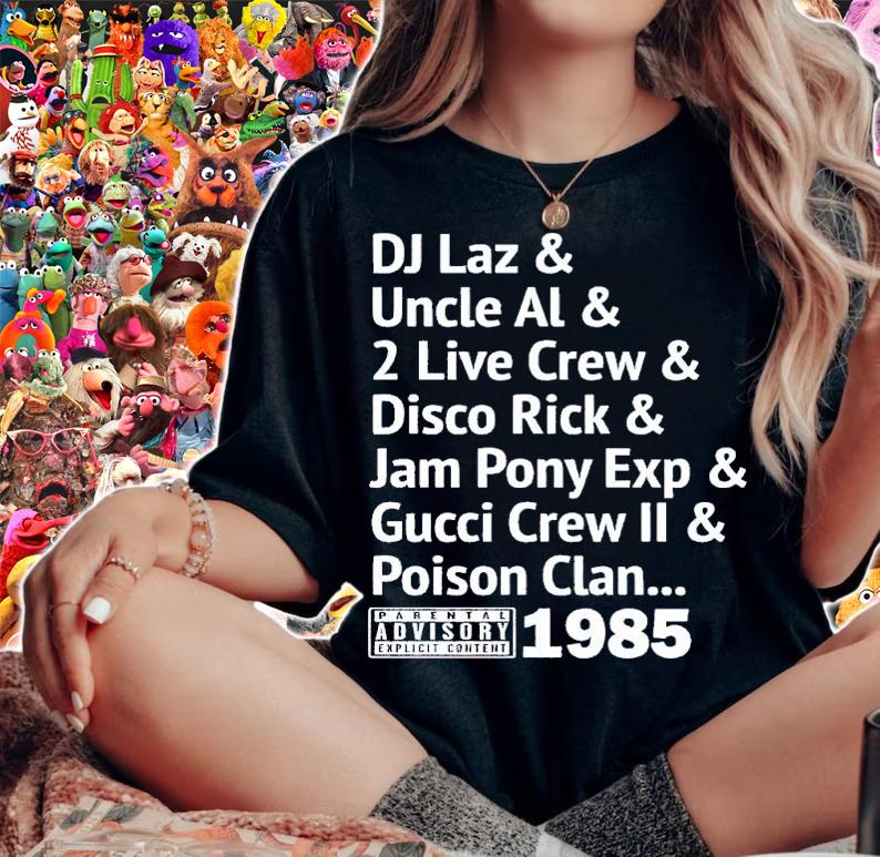 Dj Laz and Uncle Al and 2 Live Crew and Disco Rick shirt t-shirt