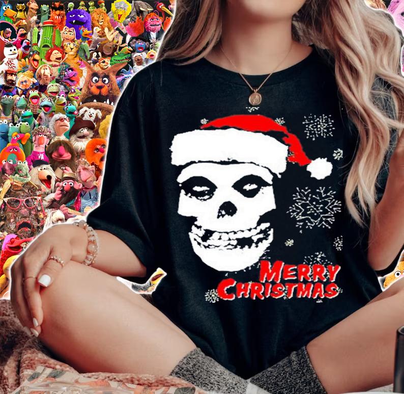 Misfits Merry Christmas shirt t-shirt