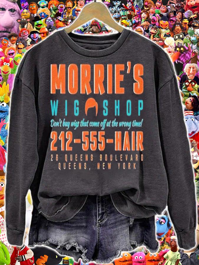 Morrie's Wig shop 212 555 hair shirt t-shirt