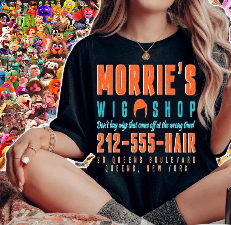 Morrie's Wig shop 212 555 hair shirt t-shirt