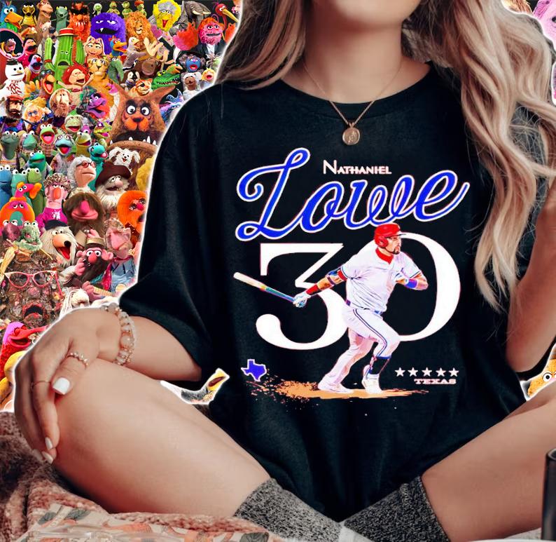 Nathaniel Lowe 5 Star MLBPA shirt t-shirt woman shirt
