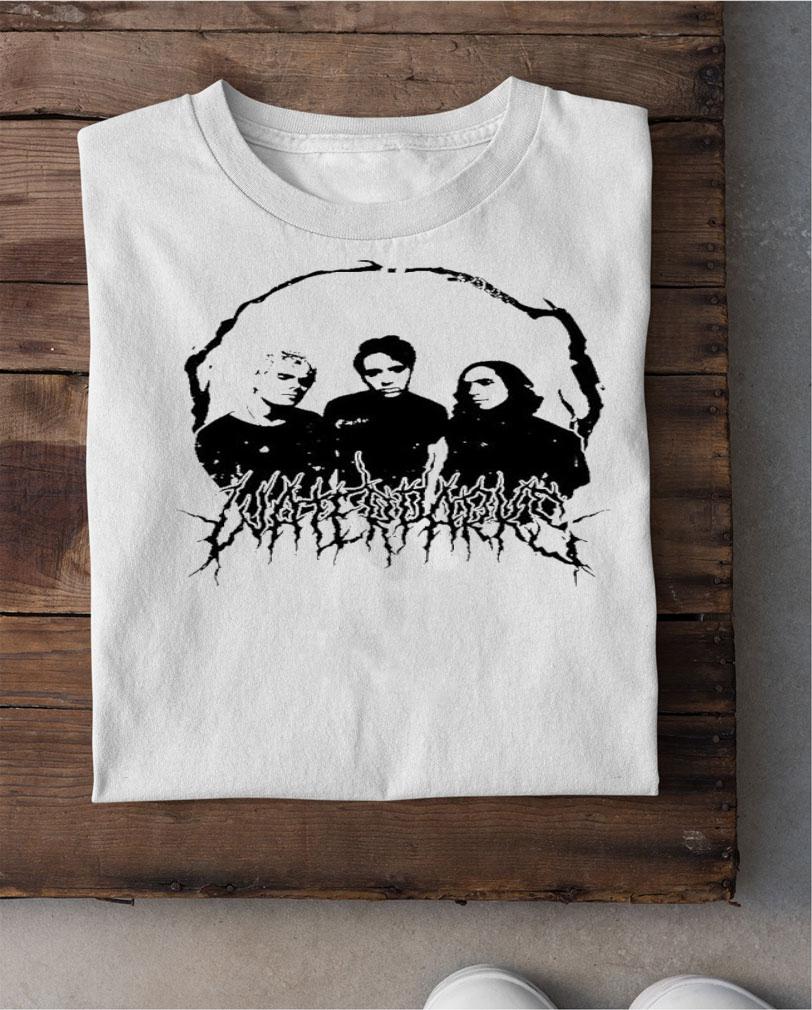 Waterparks Heavy Metal Logo Boyfriend Fit Girls Shirt t-shirt