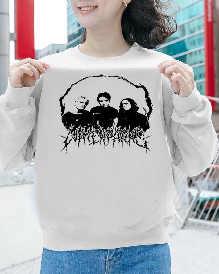 Waterparks Heavy Metal Logo Boyfriend Fit Girls Shirt t-shirt