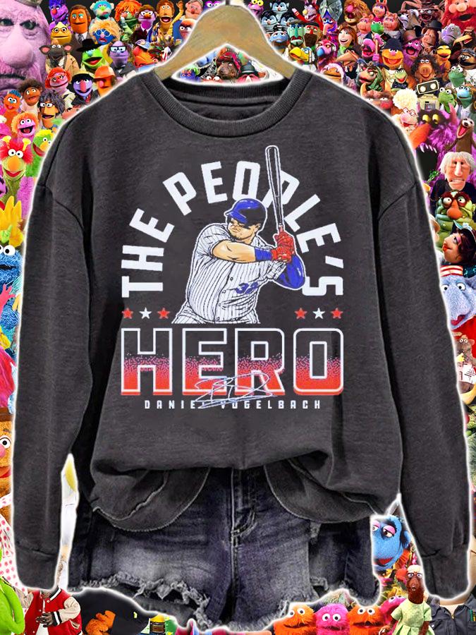 Daniel Vogelbach New York The People's Hero Baseball Signature Shirt t-shirt