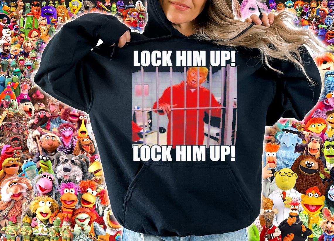 FBI Raids Trump's Mansion Lock Him Up Trump Orange Jumpsuit Shirt t-shirt hoodie