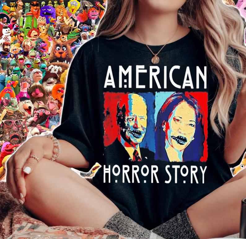 Joe Biden And Kamala Harris America Horror Story Shirt t-shirt