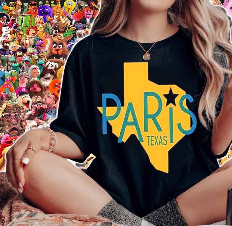 Paris Texas State Star United State shirt t-shirt