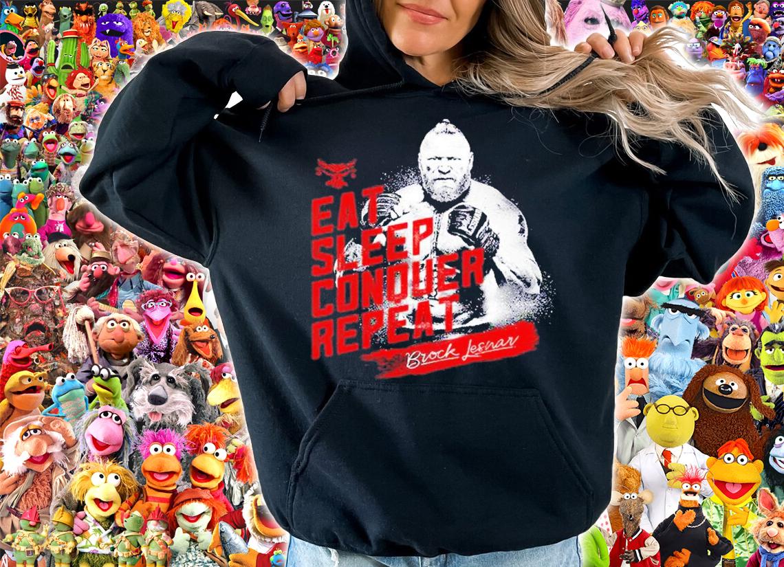 Brock Lesnar Eat Sleep Conquer Repeat shirt t-shirt