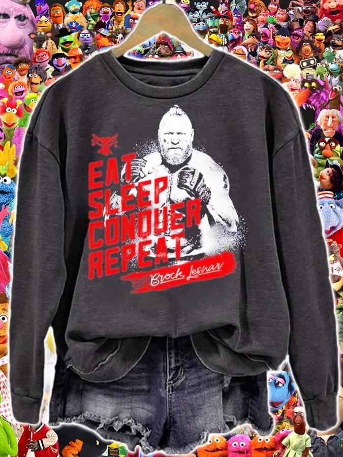 Brock Lesnar Eat Sleep Conquer Repeat shirt t-shirt