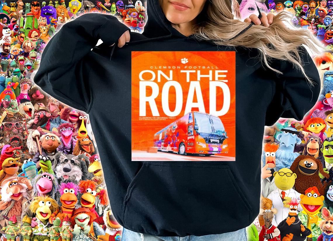 Clemson Football On The Road Roy Bus Again Shirt t-shirt hoodie