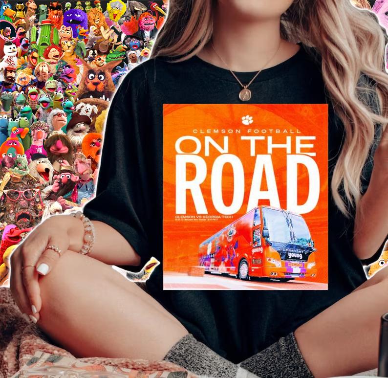 Clemson Football On The Road Roy Bus Again Shirt t-shirt woman shirt