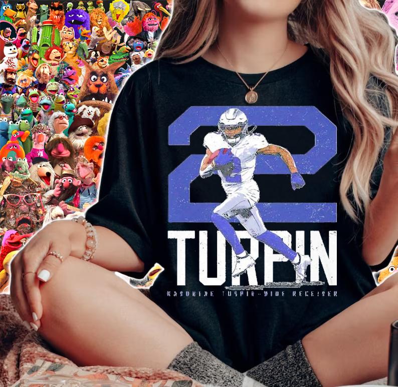 KaVontae Turpin Dallas Bold Number Football Shirt t-shirt woman shirt