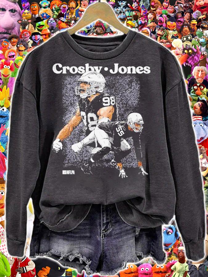Maxx Crosby & Chandler Jones Las Vegas Duo Football t-shirt sweatshirt