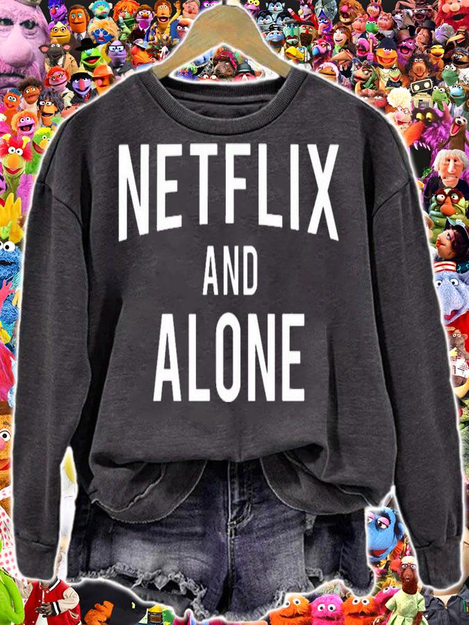 Netflix And Alone T-Shirt t-shirt