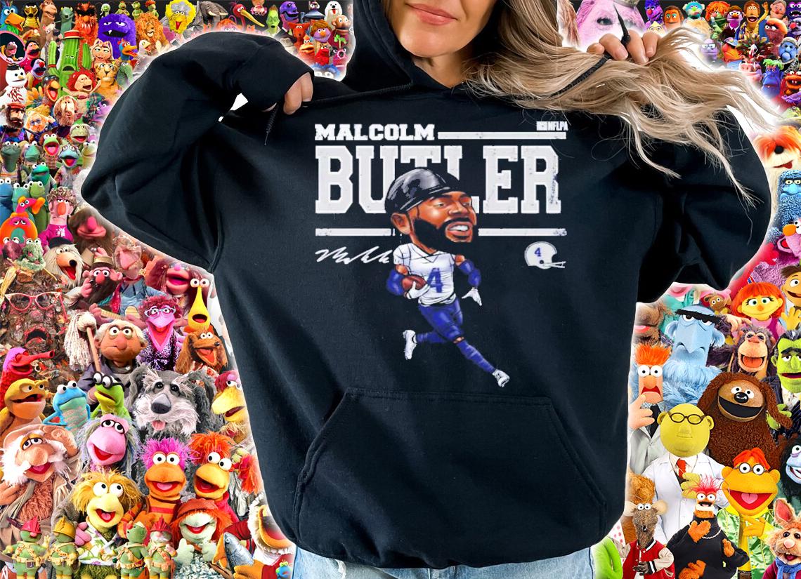 Malcolm Butler New England Cartoon Signature Shirt t-shirt