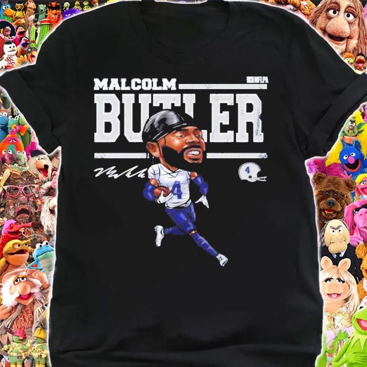 Malcolm Butler New England Cartoon Signature Shirt t-shirt